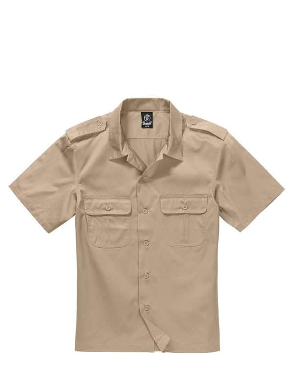 Brandit U.S. Army Skjorte (Beige, 2XL)