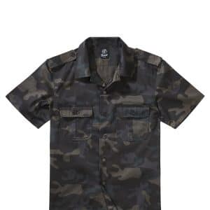Brandit U.S. Army Skjorte (Dark Camo, S)