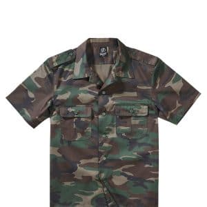 Brandit U.S. Army Skjorte (Woodland, M)