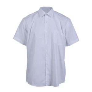 Jaxon herre skjorte kortærmet - Hvid - Størrelse 6XL