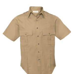 Rothco Orig. Uniformsskjorte - U.S. Politi & Security (Khaki, M)