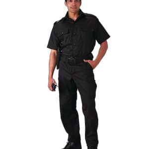 Rothco Taktisk Kortærmet Skjorte (Sort, 2XL)
