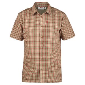 Fjällräven Mens Svante Seersucker Shirt S/S (GREEN/620 S)