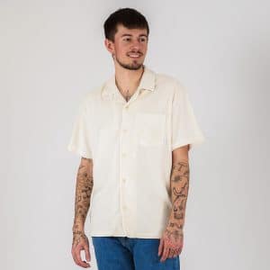 Woodbird - Mays terry shirt - Skjorter til mænd - Hvid - XL