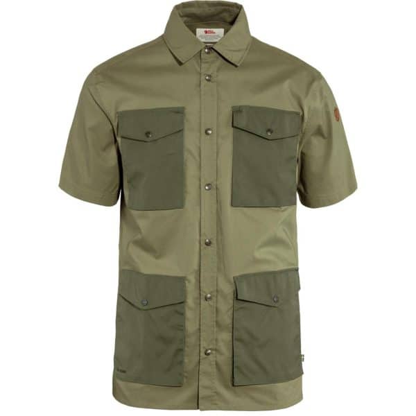 Fjällräven Mens Räven Shirt S/S (GREEN (GREEN-LAUREL GREEN/620-625) X-large (XL))