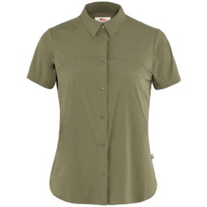 Fjällräven High Coast Lite Shirt S/S Womens, Green