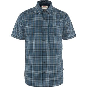 Fjällräven Mens Abisko Hike Shirt S/S (Blå (INDIGO BLUE-DARK NAVY/534-555) Large)