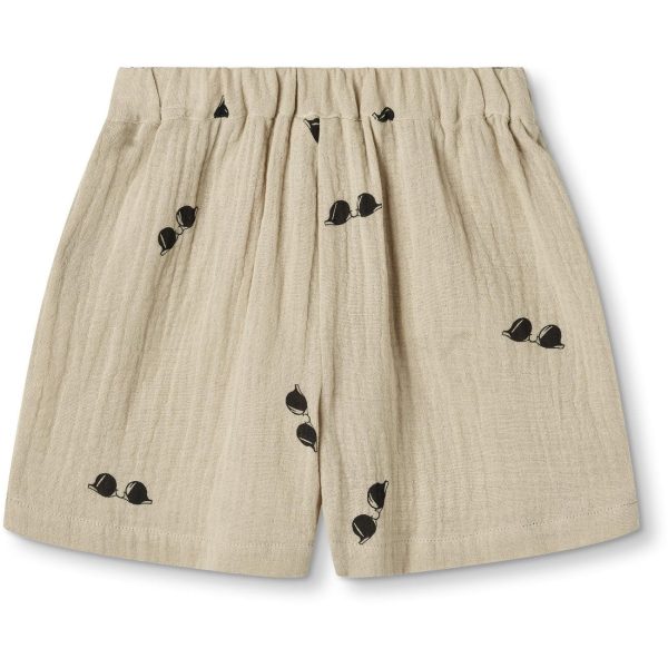 Fliink Humus Aop Hello Shorts - Str. 3 år/98 cm