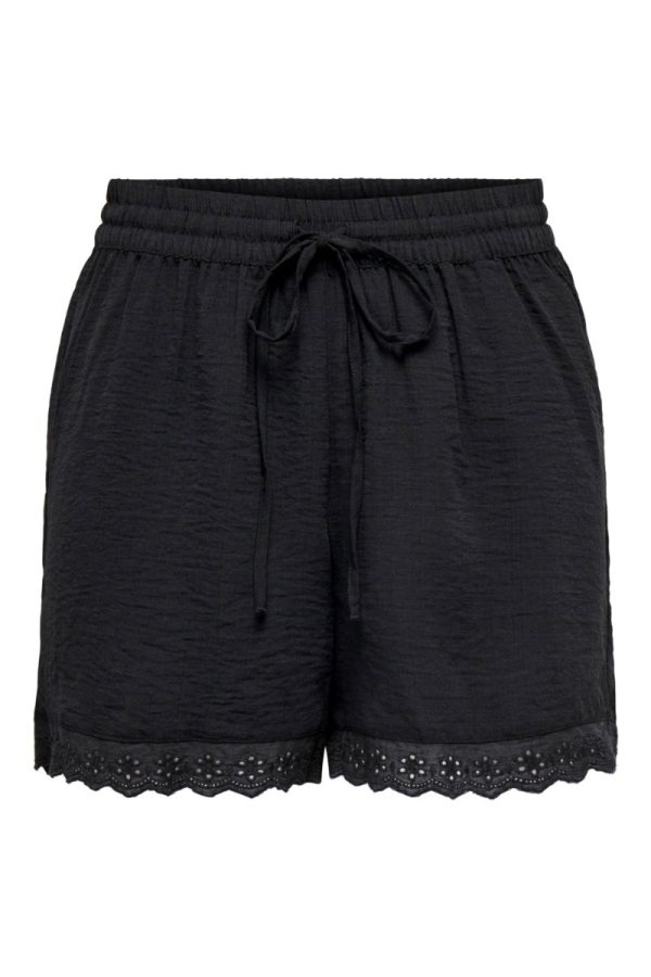 JDY - Shorts - JDY Rachel Lace Shorts - Black