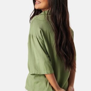 VILA Vipricil S/S shirt Green 36