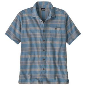 Patagonia M's A/C SS Skjorte Discovery:Light Plume Grey