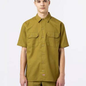 Dickies 1574 Original Kortærmet Workshirt Grøn Moss