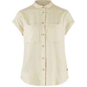 Fjällräven Womens Övik Hemp Shirt S/S (Hvid (CHALK WHITE/113) Medium)