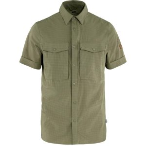 Fjällräven Mens Abisko Trekking Shirt S/S (Beige (LIGHT OLIVE/622) Large)