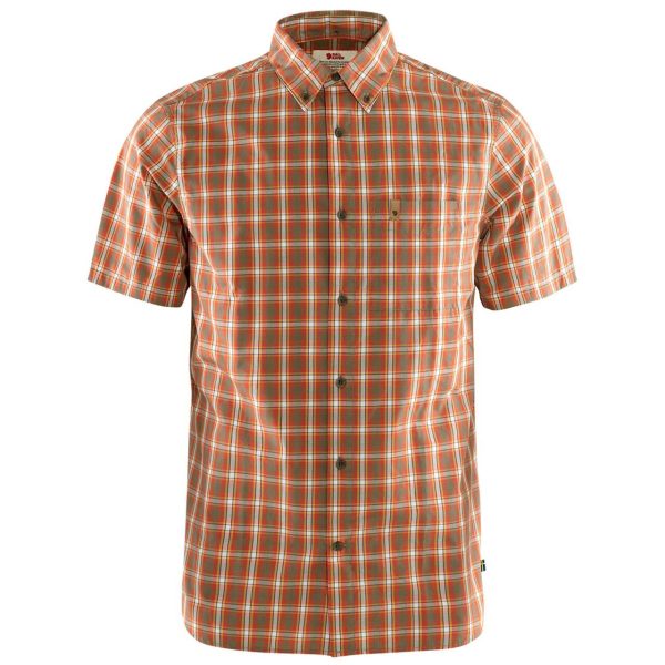 Fjällräven Mens Övik Shirt S/S (Beige (LIGHT OLIVE/622) Small)