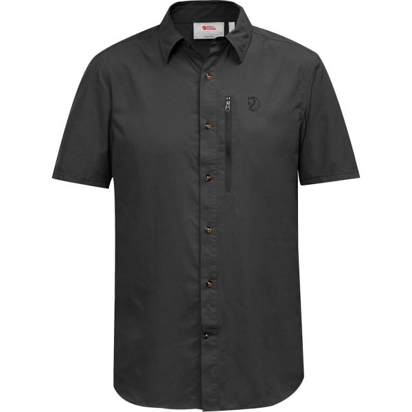 Fjällräven Mens Abisko Hike Shirt S/S (Grå (DARK GREY/030) X-small)