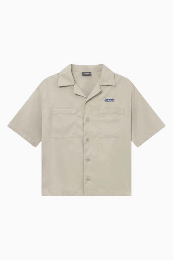 Bakari Short Sleeve Shirt - London Fog - bareen - Beige XS