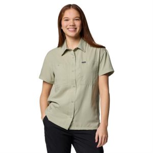 Columbia Silver Ridge Utility SS Shirt Womens, Safari