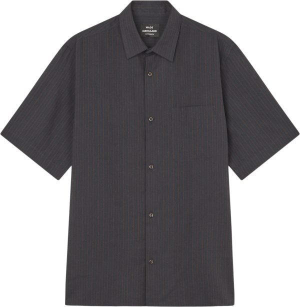 Cotton Linen Victor Stripe Shirt SS