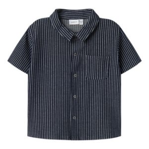 NAME IT Kortærmet Skjorte Fel Navy Blazer