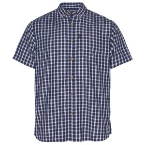 Pinewood Summer SS Skjorte Navy