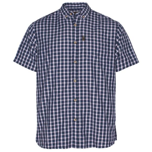 Pinewood Summer SS Skjorte Navy