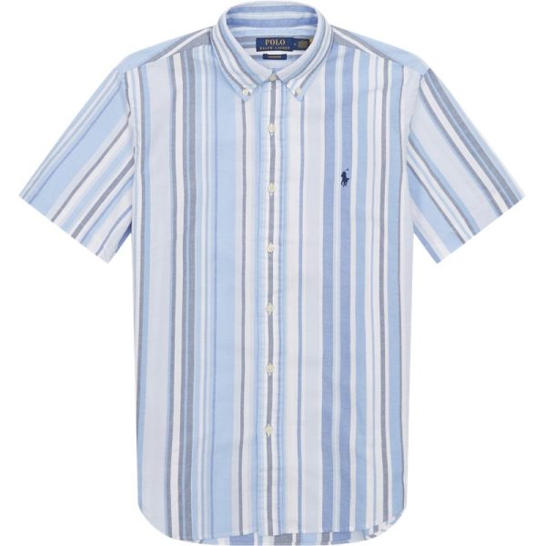 Polo Ralph Lauren Striped Oxford Skjorte Blå