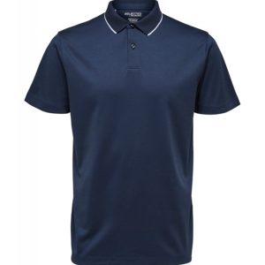Selected kortærmet coolmax polo i navy blazer til herre