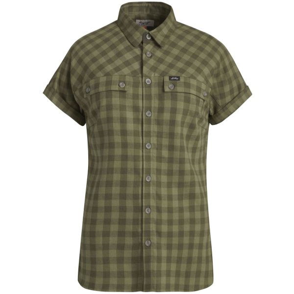 Lundhags Ekren Ws SS Shirt, skjorte, dame, grøn
