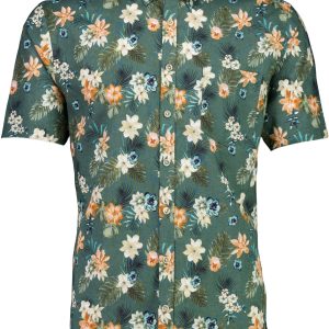 Printed Cotton/linen Shirt S/S