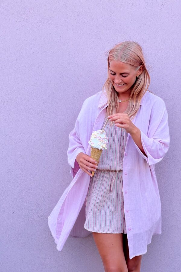 Ichi - Skjorte - IA Foxa Beach SH - Light Lilac