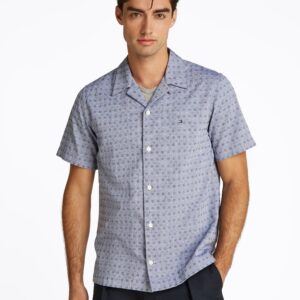 Cotton Linen Dobby SS RF Shirt