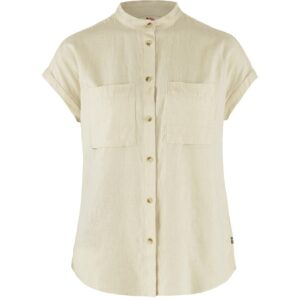 Fjällräven Övik Hemp Shirt SS W-chalk white-XS - Skjorter