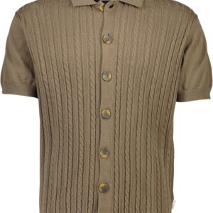 Knitted S/S Cable Cardigan