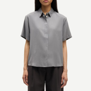 Mina kortærmet skjorte - Dark Gull Gray