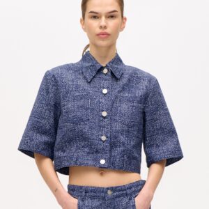 Majsa skjorte - Printed Chunky Twill